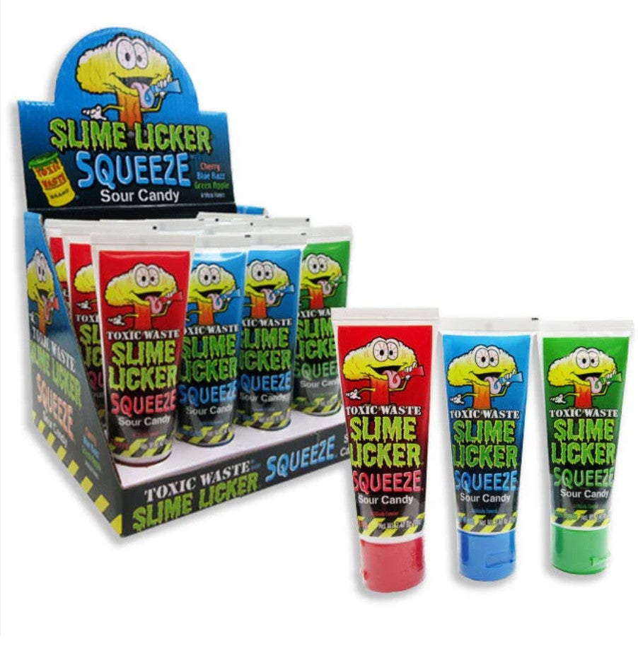 Toxic Waste Slime Licker Squeeze Candy- 1ct | Poulsbo Candy Shoppe